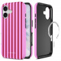 Tech-Protect Lamano MagSafe Case for Apple iPhone 17, Candy Crush, red and pink