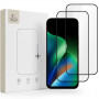Tech-Protect Glass Fit+ Tempered Glass for Xiaomi Redmi 17 4G / 5G, Black (2 pcs) (THP5701)