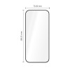 Tech-Protect Glass Fit+ Tempered Glass for Xiaomi Redmi 17 4G / 5G, Black (2 pcs) (THP5701)