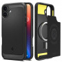 Spigen Rugged Armor Mag MagSafe Case for Apple iPhone 16, Matte Black