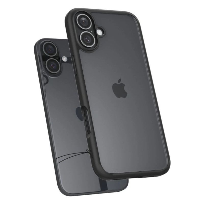 Spigen Ultra Hybrid Case for Apple iPhone 16, Matte Black