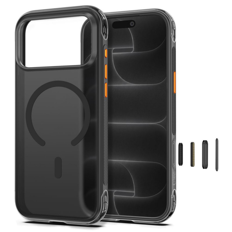 Tech-Protect MagAir MagSafe CC Case for Apple iPhone 17 Pro Max / 18 Pro Max, Matte Black