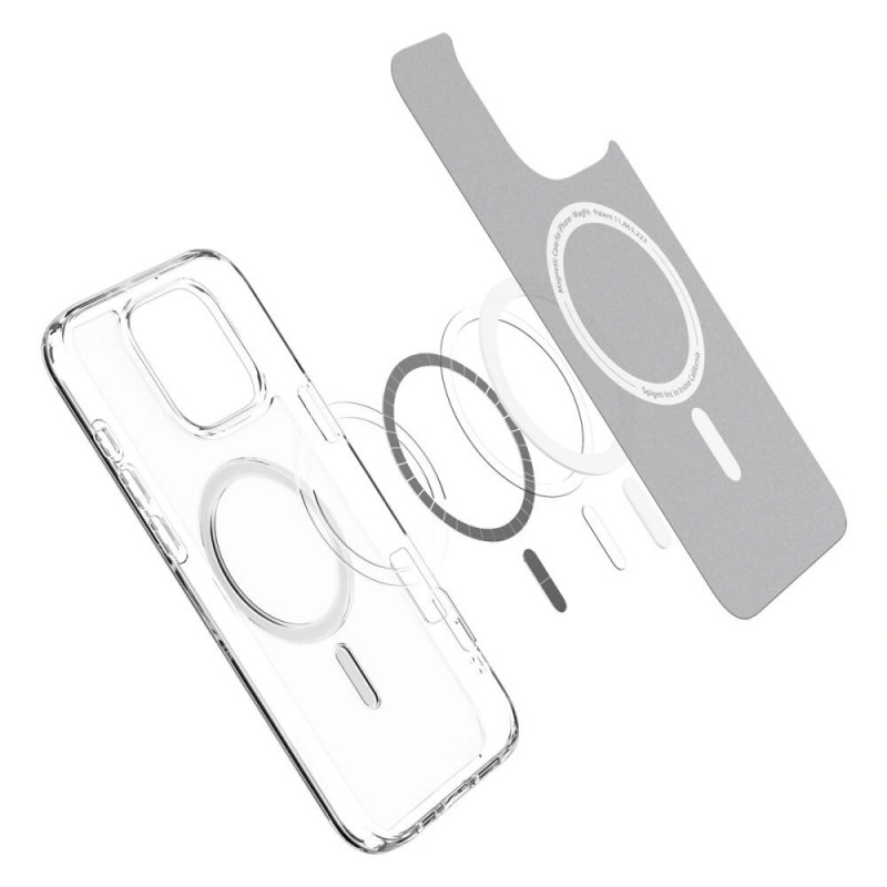 Spigen Ultra Hybrid Mag MagSafe Case for Apple iPhone 16 Pro, Frost Clear