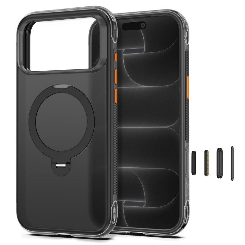 Tech-Protect MagAir Stand MagSafe CC Case for Apple iPhone 17 Pro / 18 Pro, Matte Black