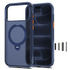 Tech-Protect MagAir Stand MagSafe CC Case for Apple iPhone 17 Pro Max / 18 Pro Max, Matte Deep Blue