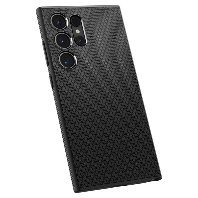 Spigen Liquid Air case for Samsung Galaxy S24 Ultra, Matte Black