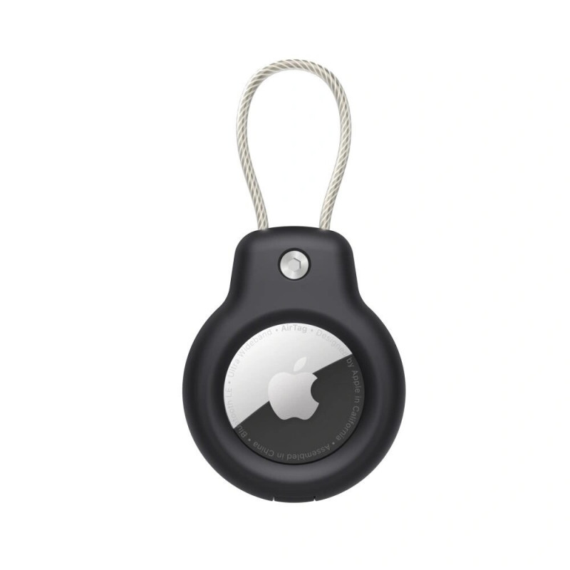 Tech-Protect Rough Vein Case for Apple AirTag, Black (2 pcs)
