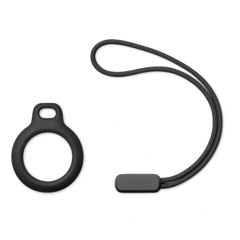 Tech-Protect Rough Chain Keychain Case for Apple AirTag, Black (2 pcs)