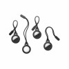 Tech-Protect Rough Chain Keychain Case for Apple AirTag, Black (2 pcs)