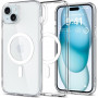 Spigen Ultra Hybrid Mag case with MagSafe for Apple iPhone 15, White