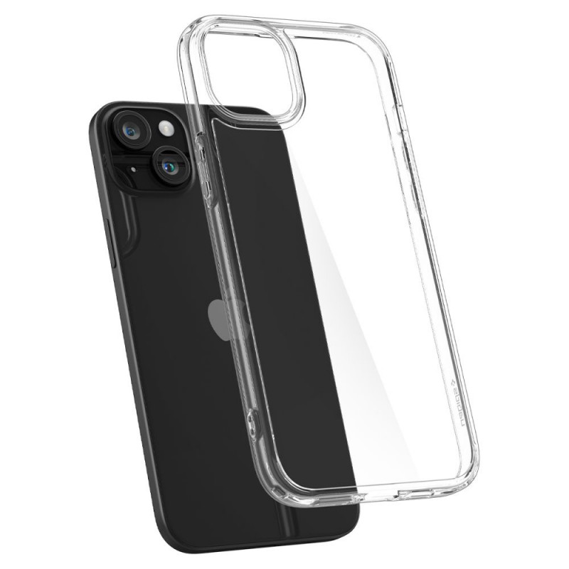 Spigen Ultra Hybrid case for Apple iPhone 15, Crystal Clear