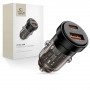 Tech-Protect CC03 2-Port Car Charger USB-A / USB-C, PD 30W / QC 3.0, Black