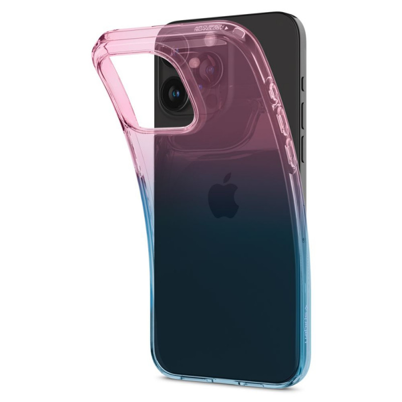 Spigen Liquid Crystal case for Apple iPhone 15 Pro, Gradation Pink