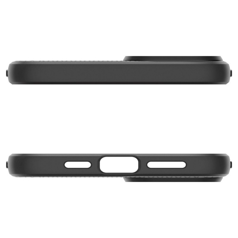 Spigen Liquid Air case for Apple iPhone 15 Plus / 14 Plus, Matte Black