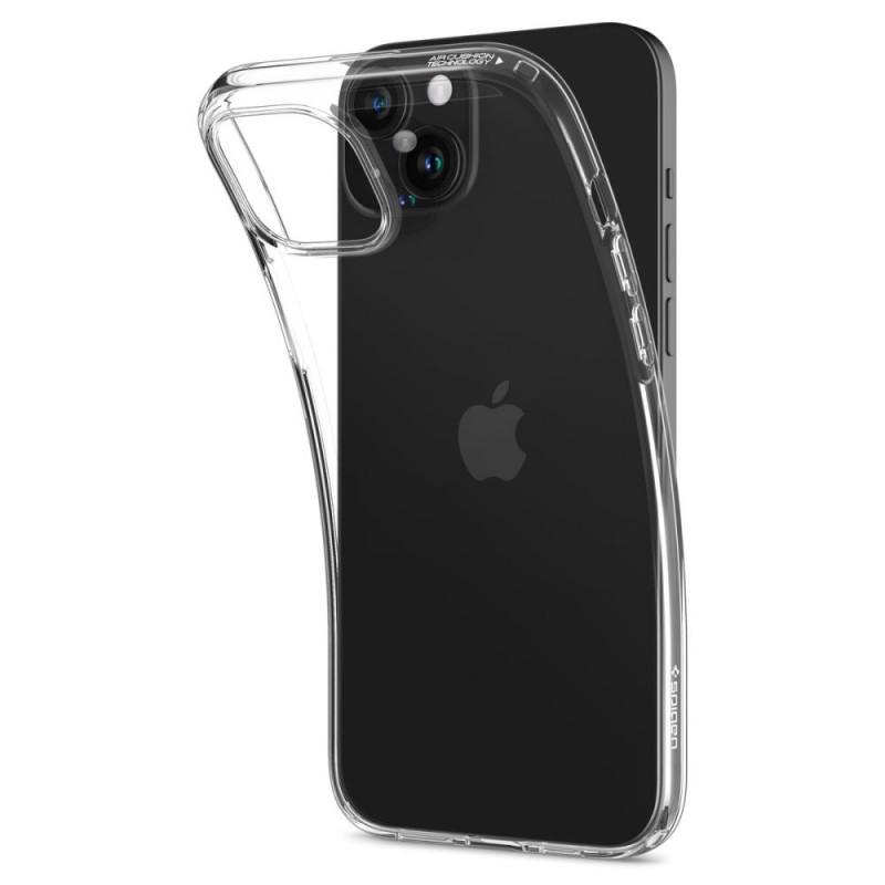 Spigen Liquid Crystal case for Apple iPhone 15 Plus / 14 Plus, Crystal Clear