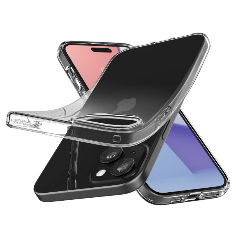 Spigen Liquid Crystal case for Apple iPhone 15 Plus / 14 Plus, Crystal Clear