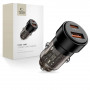 Tech-Protect CC03 2-Port Car Charger USB-A / USB-C, PD 75W, Black