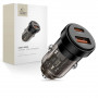 Tech-Protect CC03 2-Port Car Charger USB-A / USB-C, PD 45W / QC 3.0, Black