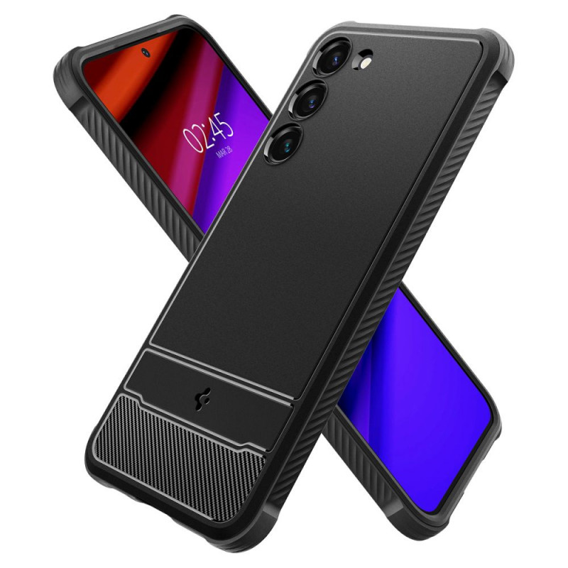 Spigen Rugged Armor case for Samsung Galaxy S23, Matte Black