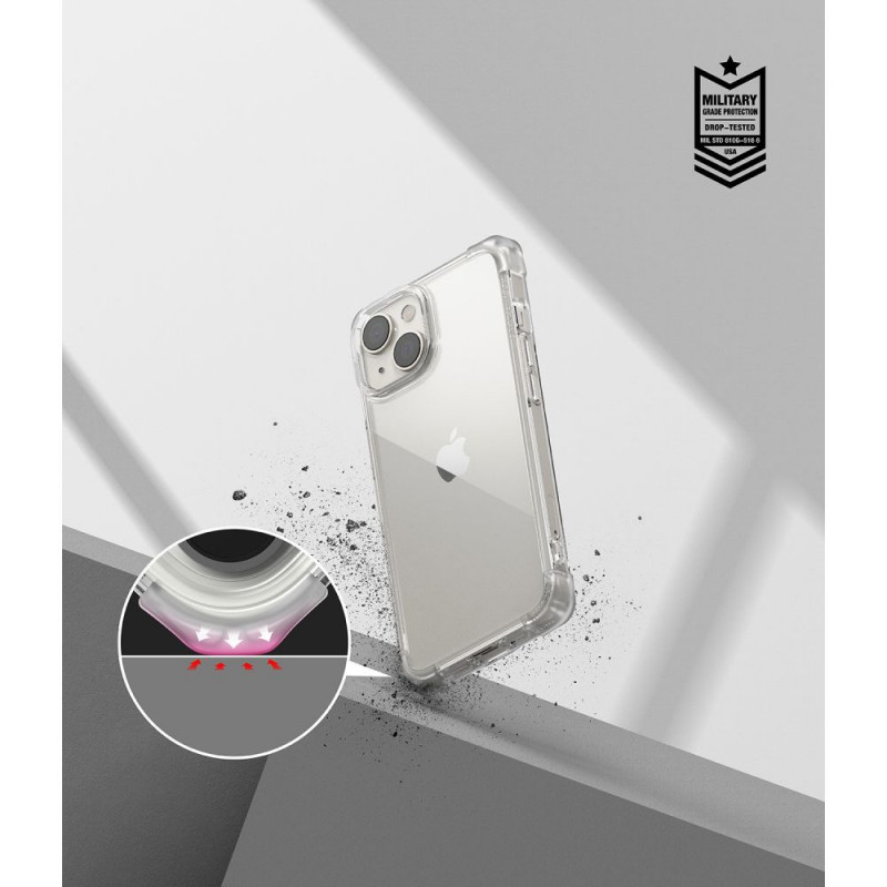 Ringke Fusion Bumper Case for Apple iPhone 14 Plus / 15 Plus, Clear