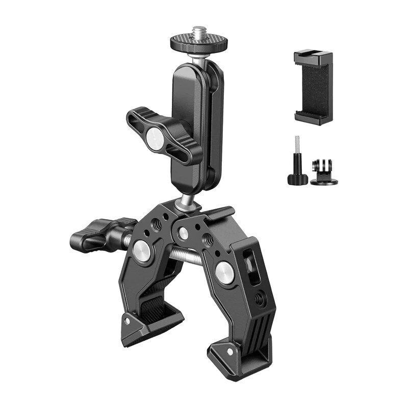 Neewer ST83 Super Clamp Mount with 3" Dual Ball Head Magic Arm (10104474)