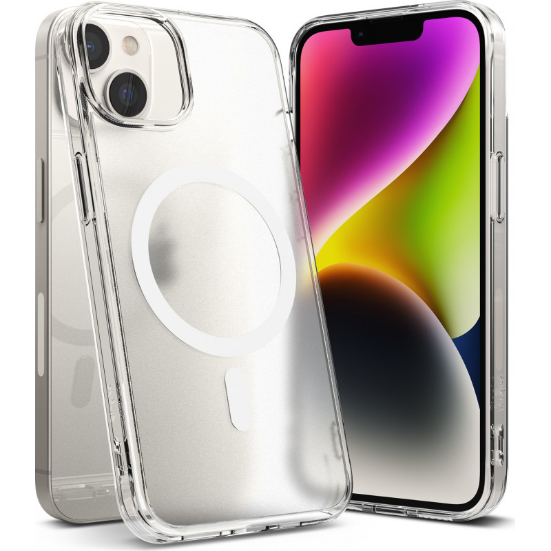 Ringke Fusion Magnetic (RGK1679) MagSafe Case for Apple iPhone 14 Plus / 15 Plus, Matte Clear