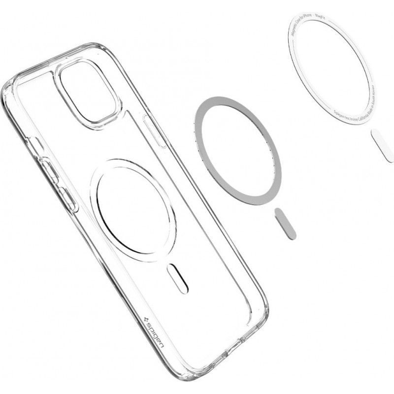 Spigen Ultra Hybrid Mag (ACS05048) MagSafe Case for Apple iPhone 14, White