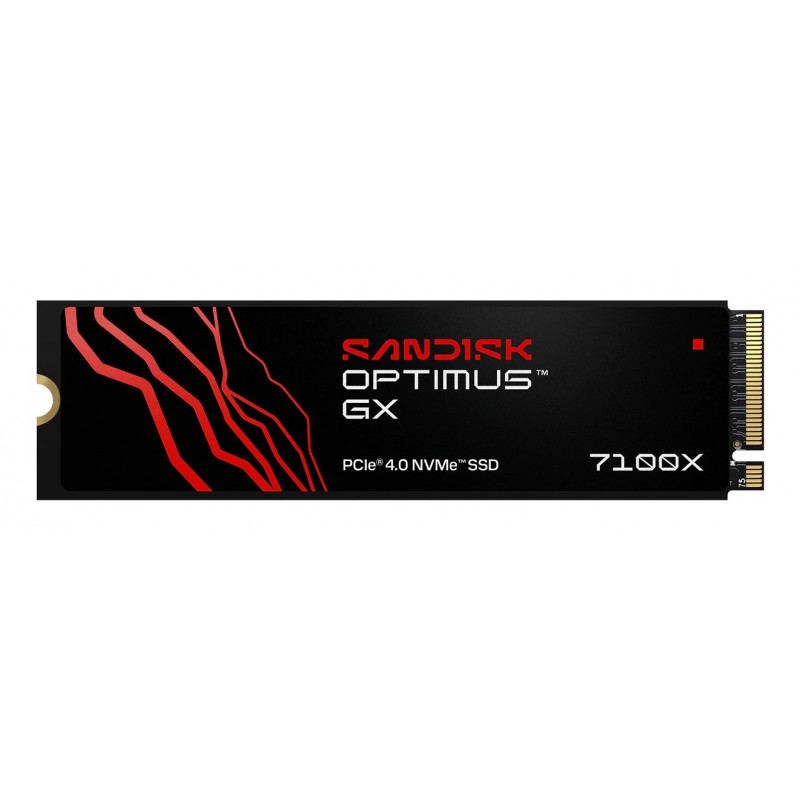 SanDisk Optimus GX 7100X 2 TB M.2 internal SSD, 7250 MB/s