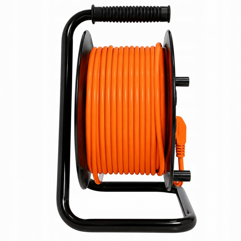 Extralink Powerlink reel extension lead, 30 m, 4 sockets, earthed