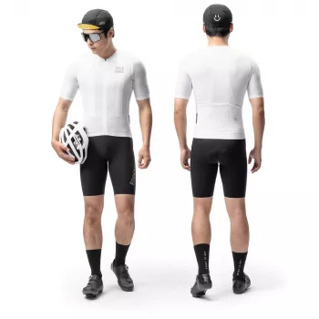 Rockbros YDDX011 Diamond short sleeve cycling jersey, size M, white