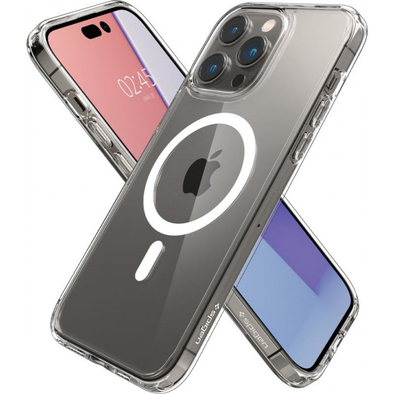 Spigen Ultra Hybrid Mag (ACS04969) MagSafe Case for Apple iPhone 14 Pro, White