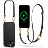 Spigen Cyrill Classic Charm Mag (ACS04948) MagSafe Case with Strap for Apple iPhone 14 Plus / 15 Plus, Black
