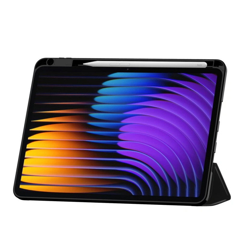 Tech-Protect SmartCase Pen Tablet Case for Xiaomi Pad 8 / 8 Pro / 7 / 7 Pro, Black