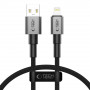 Tech-Protect Ultraboost DNA USB-A / Lightning Cable, 12W, 2.4A, 25 cm, Iron Grey