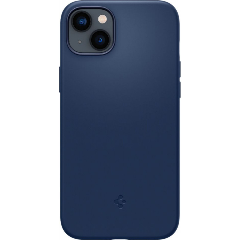Spigen Silicone Fit Mag (ACS04921) MagSafe Case for Apple iPhone 14 Plus / 15 Plus, Navy Blue