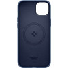 Spigen Silicone Fit Mag (ACS04921) MagSafe Case for Apple iPhone 14 Plus / 15 Plus, Navy Blue