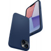 Spigen Silicone Fit Mag (ACS04921) MagSafe Case for Apple iPhone 14 Plus / 15 Plus, Navy Blue