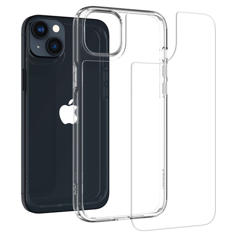 Spigen Quartz Hybrid (ACS04906) Case for Apple iPhone 14 Plus / 15 Plus, Crystal Clear