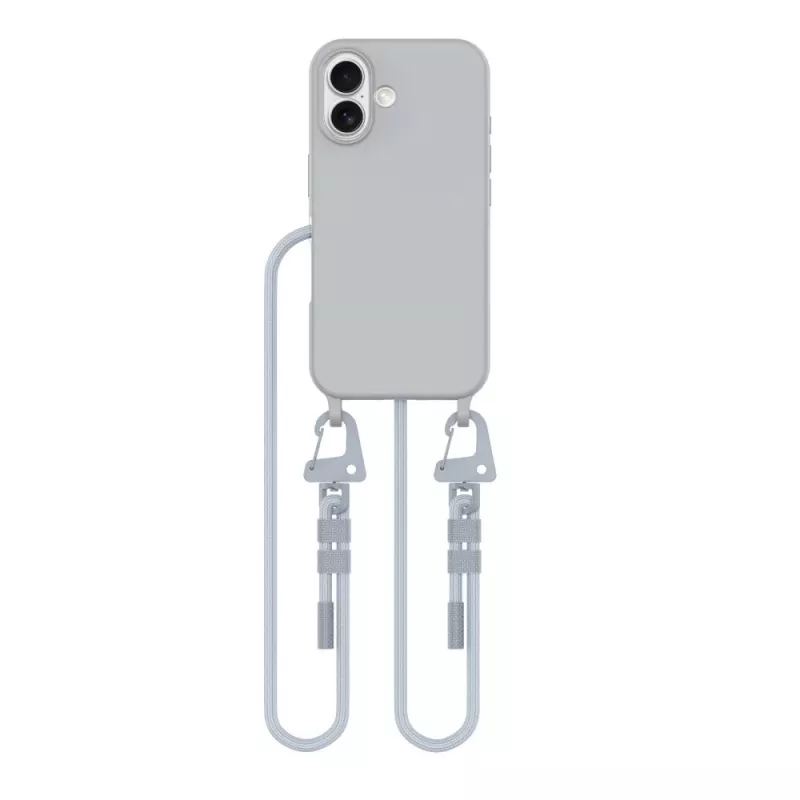 Tech-Protect MagNecklace 26328-0 MagSafe Case for Apple iPhone 16, Grey