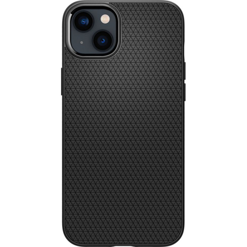 Spigen Liquid Air Apple iPhone 14 Plus / 15 Plus Case, Matte Black