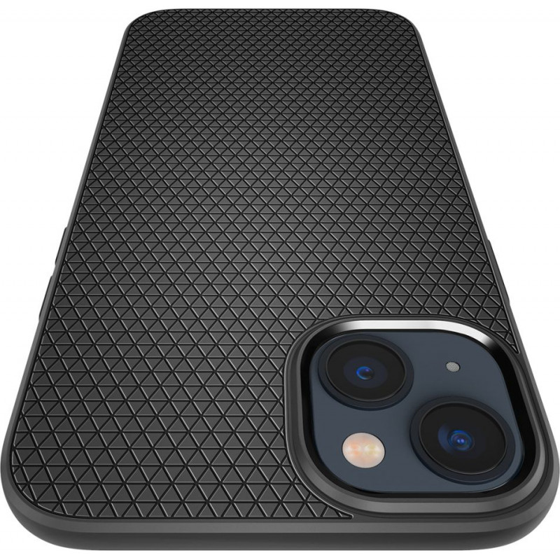 Spigen Liquid Air Apple iPhone 14 Plus / 15 Plus Case, Matte Black