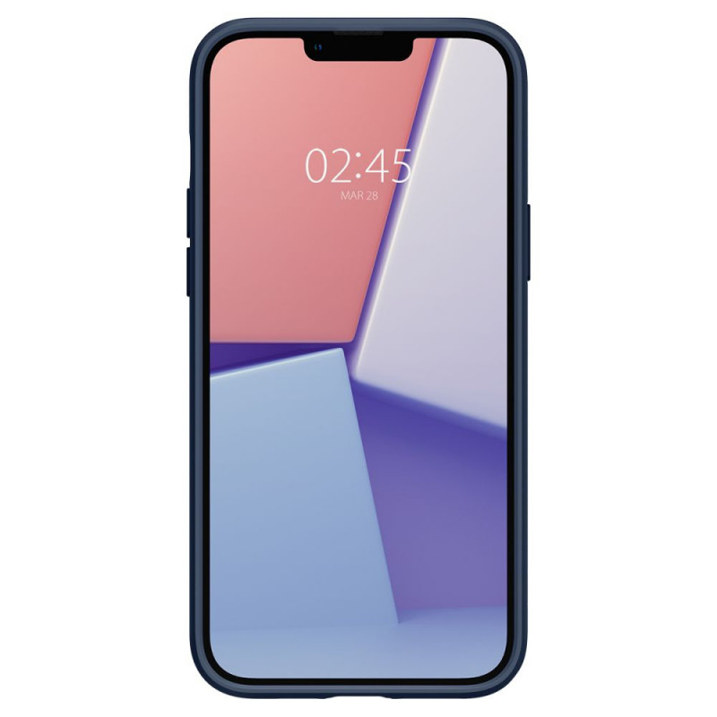 Spigen Liquid Air Apple iPhone 14 Plus / 15 Plus Case, Navy Blue