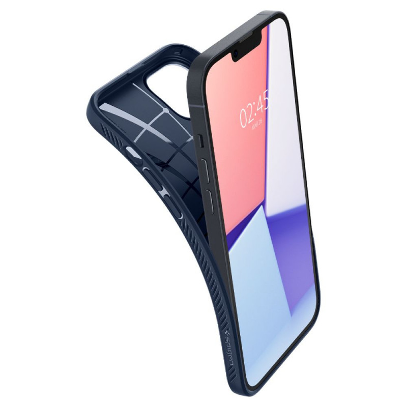 Spigen Liquid Air Apple iPhone 14 Plus / 15 Plus Case, Navy Blue