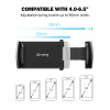 Crong Universal Smart Car Holder for 4 - 6.5 inch phones, black
