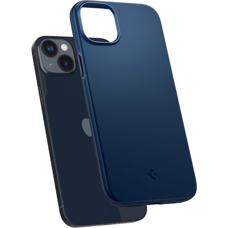 Spigen Thin Fit Apple iPhone 14 Plus / 15 Plus Case, Navy Blue
