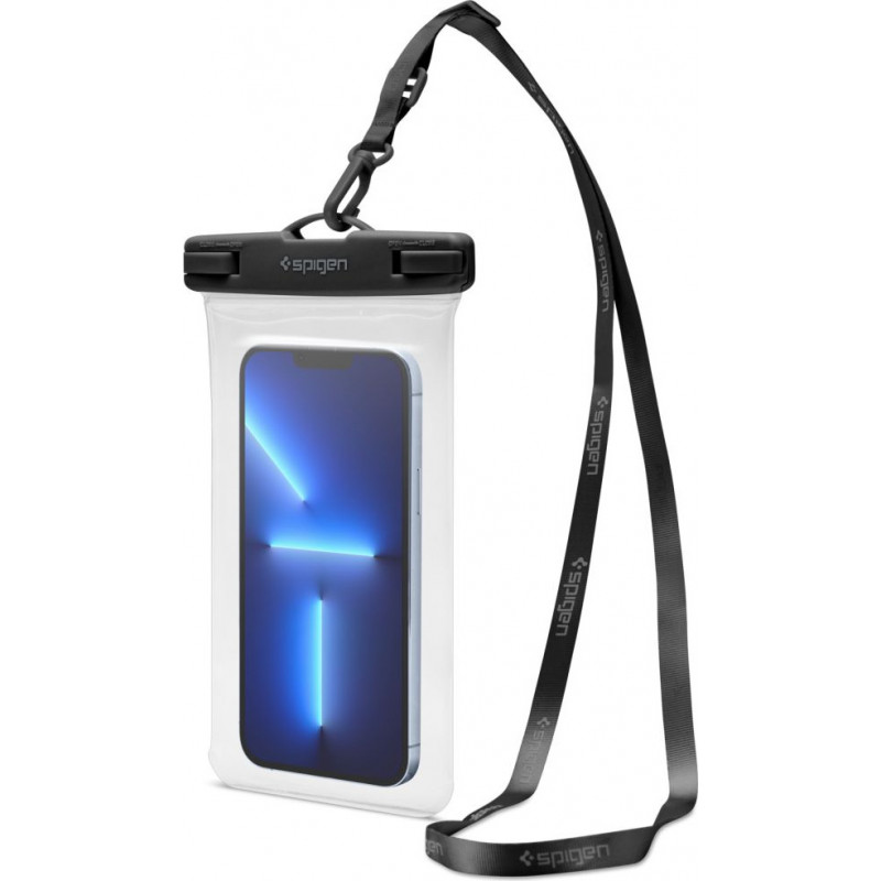 Spigen A601 Aqua Shield Universal Waterproof Case, Crystal Clear