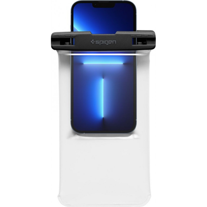 Spigen A601 Aqua Shield Universal Waterproof Case, Crystal Clear