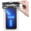 Spigen A601 Aqua Shield Universal Waterproof Case, Crystal Clear