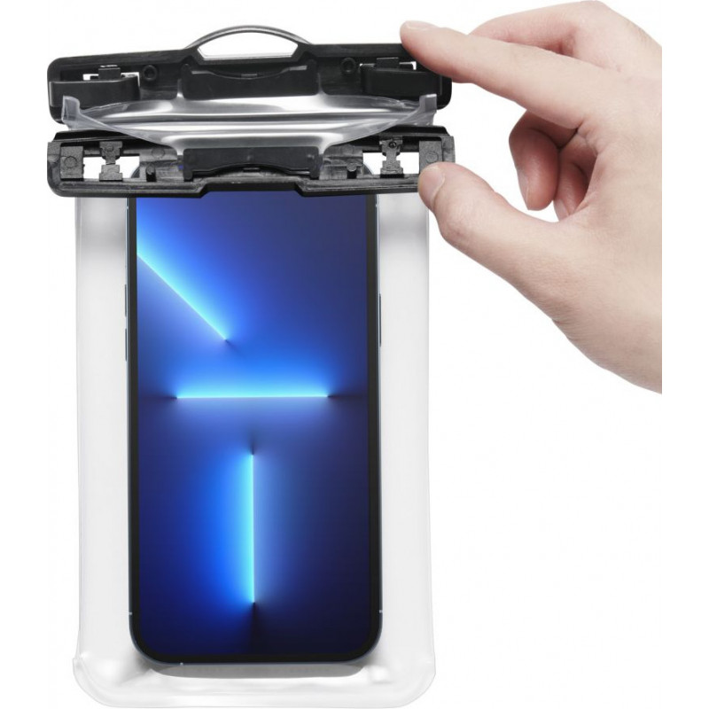 Spigen A601 Aqua Shield Universal Waterproof Case, Crystal Clear