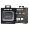 Mercedes-AMG AMAP2SLWK Leather Big Logo cover for Apple AirPods Pro 2 (2022/2023), black, white logo